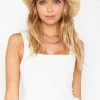 Show Me Your Mumu New Mu Straw Cowboy Hat ~ Natural