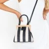 Show Me Your Mumu New Mu Saskia Stripe Bag ~ Black/Natural