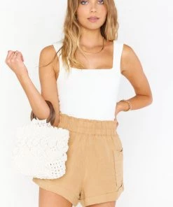 Show Me Your Mumu Macrame Bag ~ Floral Ivory Accessories