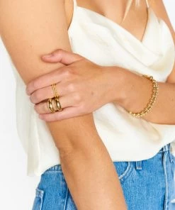 Show Me Your Mumu Edie Stretch Ring ~ 18K Gold Plated