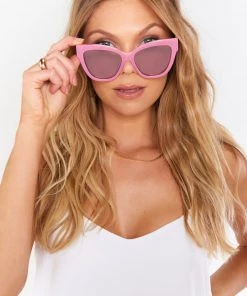 Show Me Your Mumu Accessories LeSpecs Le Vacanze Sunglasses ~ Orchid Pink