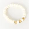 Show Me Your Mumu New Mu Jonesy Wood Stretch Bracelet ~ Bone Beaded 1 Show Me Your Mumu New Mu Jonesy Wood Stretch Bracelet ~ Bone Beaded