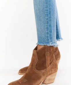 Show Me Your Mumu Dolce Vita Silma Westen Boot ~ Brown Suede