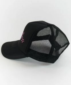 Show Me Your Mumu Hot Mess Trucker Hat ~ Black & Hot Pink New Mu 11 Show Me Your Mumu Hot Mess Trucker Hat ~ Black & Hot Pink New Mu
