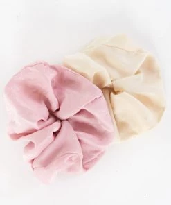 Show Me Your Mumu Ayla Oversized Scrunchie Set ~ Ivory/Mauve New Mu