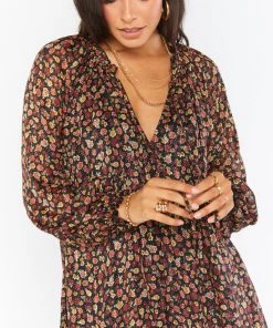Show Me Your Mumu Birdie Maxi Dress ~ Midnight Floral New Mu