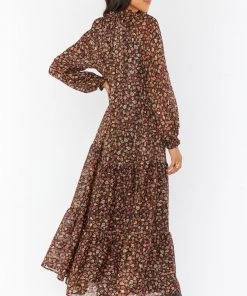Show Me Your Mumu Birdie Maxi Dress ~ Midnight Floral New Mu