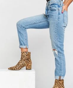 Show Me Your Mumu Dolce Vita Bel Bootie ~ Leopard Calf Hair