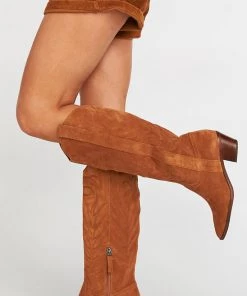 Show Me Your Mumu Accessories Dolce Vita Solei Western Boot ~ Brown
