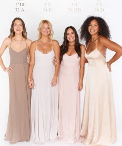 Show Me Your Mumu Godshaw Goddess Gown ~ Dancing Queen Shine Blush Bridesmaids Dresses