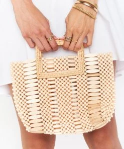Show Me Your Mumu Paradiso Bag ~ Beige Beaded