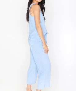 Show Me Your Mumu Homebody Set ~ Periwinkle Terry Tops