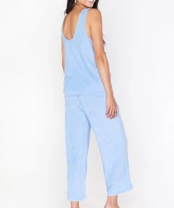 Show Me Your Mumu Homebody Set ~ Periwinkle Terry Tops
