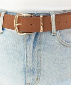 Show Me Your Mumu New Mu Selina Faux Suede Belt ~ Taupe