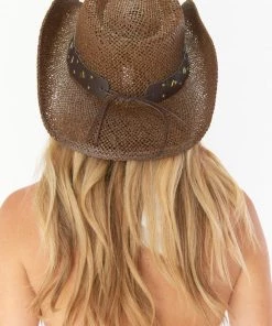 Show Me Your Mumu Coyote Cowboy Hat ~ Brown