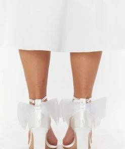 Show Me Your Mumu Billini X Mumu The Altar Block Heel ~ Ivory