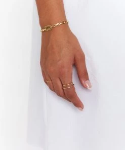Show Me Your Mumu Gorjana Nico Chain Bracelet ~ 18K Gold Plated