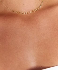 Show Me Your Mumu Gorjana Chloe Mini Necklace ~ 18K Gold Plated