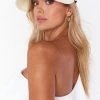 Show Me Your Mumu New Mu Koko Visor Hat ~ Ivory/Black