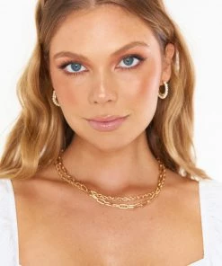 Show Me Your Mumu Monty Mini Pearl Hoops ~ White/Gold New Mu