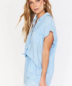 Show Me Your Mumu Andi Shorts ~ Light Chambray