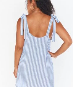 Show Me Your Mumu Throw And Go Tie Mini ~ She Sails Stripe New Mu