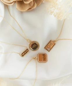 Show Me Your Mumu Rhinestone Ride Or Die Necklace ~ 14K Gold Plated Accessories