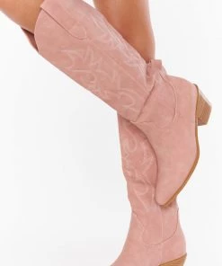 Show Me Your Mumu Billini Urson Cowboy Boots ~ Pink