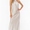 Show Me Your Mumu Jasmine Halter Maxi Dress ~ Show Me The Ring Luxe Satin Bridesmaids Dresses 1 Show Me Your Mumu Jasmine Halter Maxi Dress ~ Show Me The Ring Luxe Satin Bridesmaids Dresses