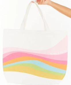 Show Me Your Mumu Shoreline Beach Bag ~ Wave Print