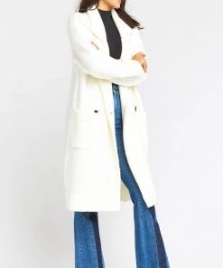 Show Me Your Mumu New Mu Melrose Sweater Jacket ~ Cream Knit