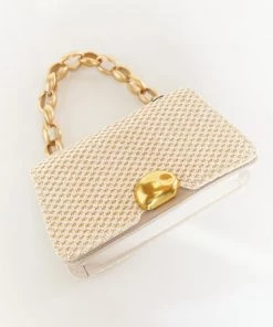 Show Me Your Mumu New Mu Agnes Woven Bag ~ Beige 11 Show Me Your Mumu New Mu Agnes Woven Bag ~ Beige