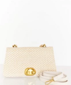 Show Me Your Mumu New Mu Agnes Woven Bag ~ Beige 12 Show Me Your Mumu New Mu Agnes Woven Bag ~ Beige