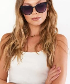 Show Me Your Mumu LeSpecs Armada Cat Eye Sunglasses ~ Black New Mu