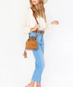 Show Me Your Mumu New Mu Minka Bucket Bag ~ Tan