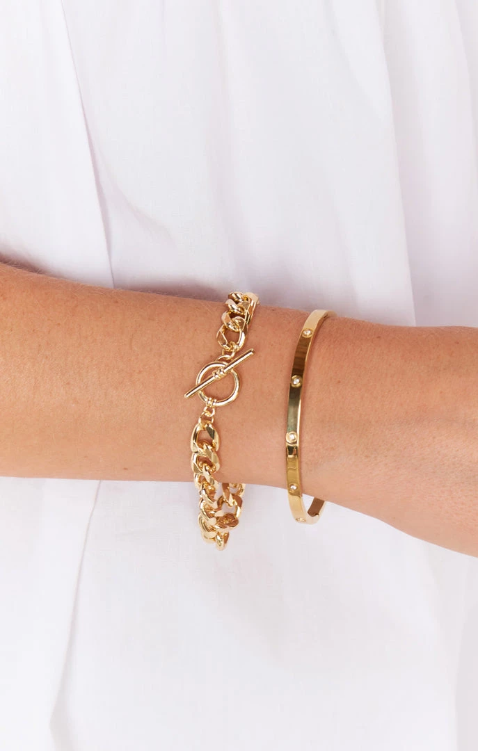 Show Me Your Mumu Harlie Chain Bracelet ~ Gold 5 Show Me Your Mumu Harlie Chain Bracelet ~ Gold