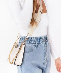 Show Me Your Mumu Billini Lola Shoulder Bag ~ Bone New Mu