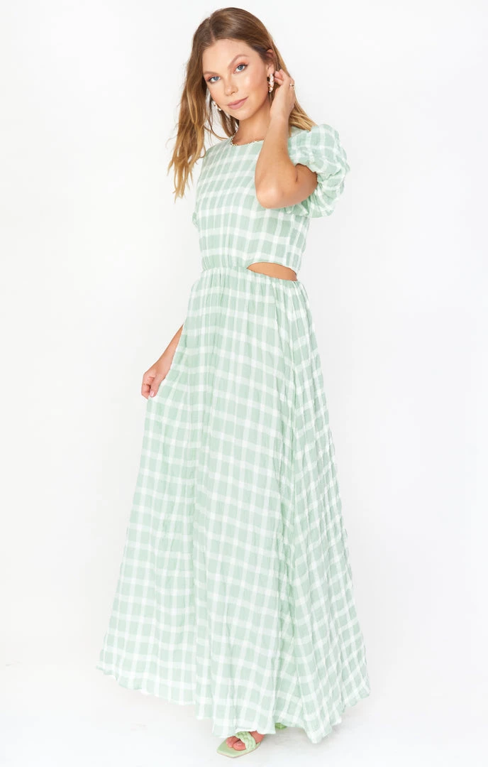 Show Me Your Mumu Eloise Maxi Dress ~ Green Plaid New Mu 4 Show Me Your Mumu Eloise Maxi Dress ~ Green Plaid New Mu
