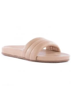 Show Me Your Mumu Accessories Seychelles Low Key Slide Sandals ~ Vachetta Leather