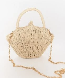 Show Me Your Mumu Seashell Straw Bag ~ Natural New Mu