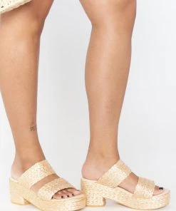 Show Me Your Mumu New Mu Matisse Ocean Ave Sandal ~ Gold Natural