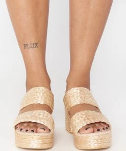 Show Me Your Mumu New Mu Matisse Ocean Ave Sandal ~ Gold Natural