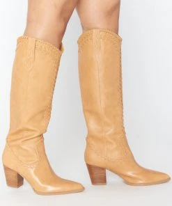 Show Me Your Mumu Billini Finley Cowboy Boot ~ Camel