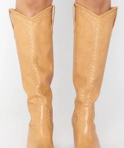 Show Me Your Mumu Billini Finley Cowboy Boot ~ Camel