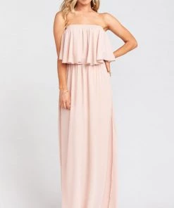 Show Me Your Mumu Hacienda Maxi Dress With Short Lining ~ Dusty Blush Crisp 16 Show Me Your Mumu Hacienda Maxi Dress With Short Lining ~ Dusty Blush Crisp