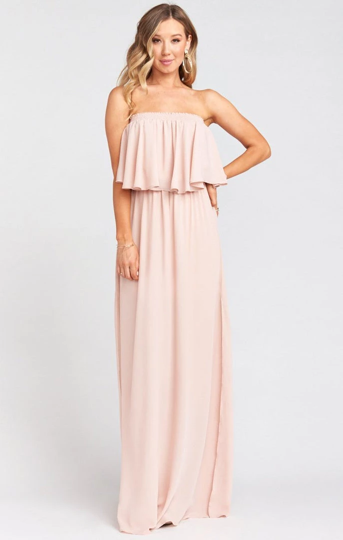 Show Me Your Mumu Hacienda Maxi Dress With Short Lining ~ Dusty Blush Crisp 8 Show Me Your Mumu Hacienda Maxi Dress With Short Lining ~ Dusty Blush Crisp