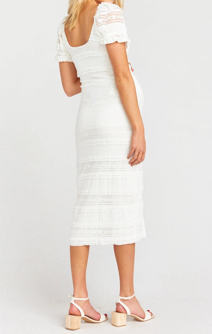 Show Me Your Mumu Honey Bun Tie Dress ~ Vintage Ruffle Lace Cream 7 Show Me Your Mumu Honey Bun Tie Dress ~ Vintage Ruffle Lace Cream