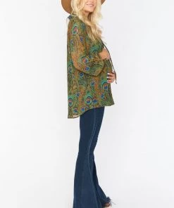 Show Me Your Mumu Alicia Tunic ~ Original Peacock New Mu