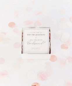 Show Me Your Mumu Bridesmaid Proposal Box ~ Steel Blue