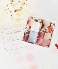 Show Me Your Mumu Bridesmaid Proposal Box ~ Steel Blue